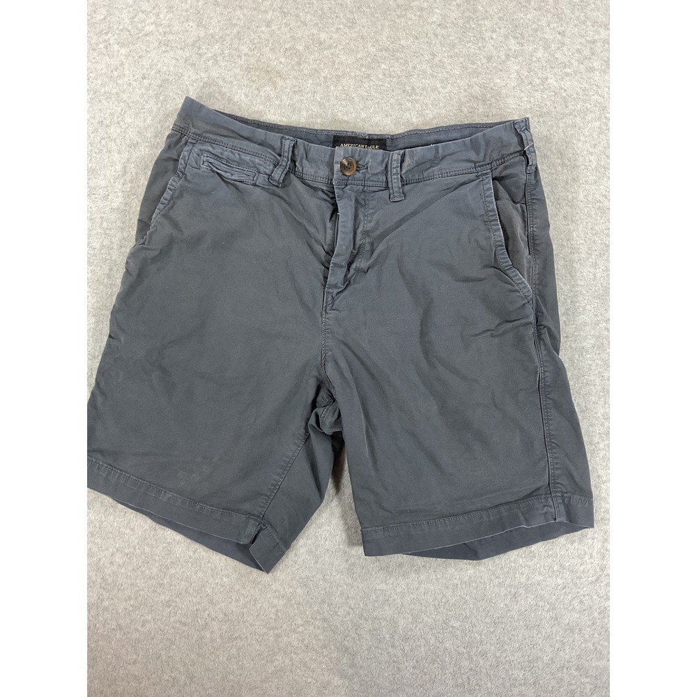 American Eagle Mens Next Level Flex Chino Shorts Size 30 Stretch Flat Front 2502